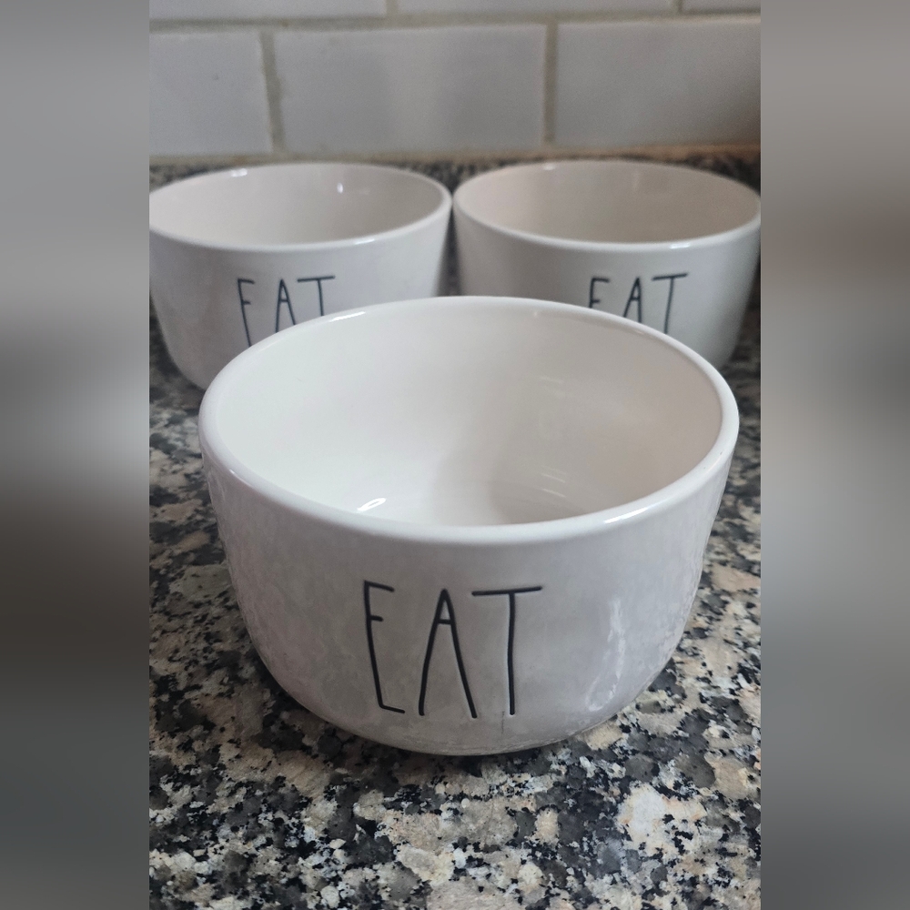 White Ceramic Bowls Set